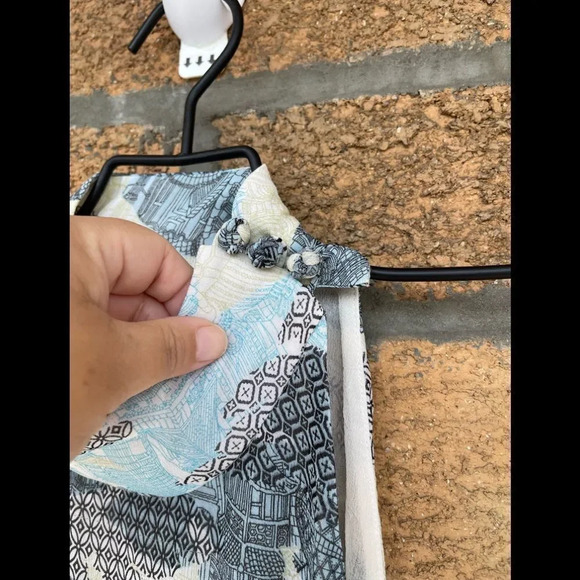 Shanghai Tang  silk sheer dress 10 - Picture 7 of 15